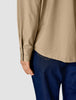 Oversized Long Sleeve Shirt Latte
