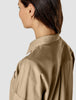 Oversized Long Sleeve Shirt Latte