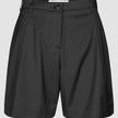 Skye Set Black Long Vest & Shorts