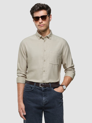 All-Day Oxford Shirt Beige