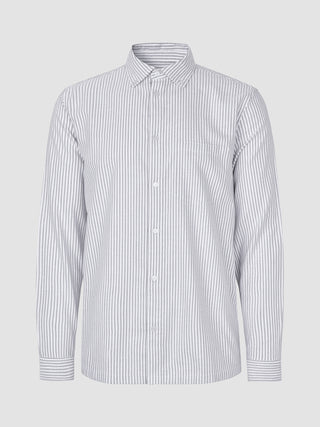 All-Day Oxford Shirt Beige Stripes