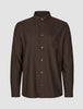 All-Day Oxford Shirt Dark Brown