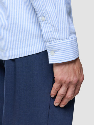 All-Day Oxford Shirt Light Blue Stripes