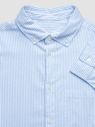 All-Day Oxford Shirt Light Blue Stripes