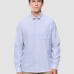 All-Day Oxford Shirt Navy Stripes