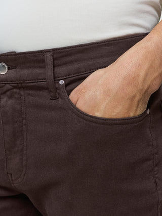 Classic 5-Pocket Pants Slim Dark Brown