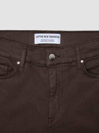 Classic 5-Pocket Pants Slim Dark Brown