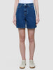 Women Classic Denim Shorts Medium Blue