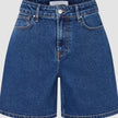 Women Classic Denim Shorts Medium Blue