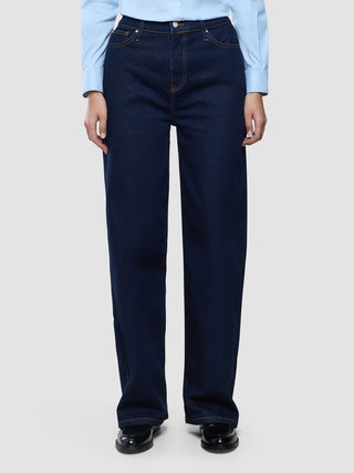 Women's Classic Jeans Relaxed Dark Blue