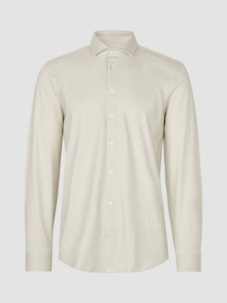 Classic Shirt Beige Twill Slim