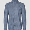 Classic Shirt Floral Allover Navy Slim