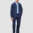 Classic Shirt Light Blue Herringbone Regular
