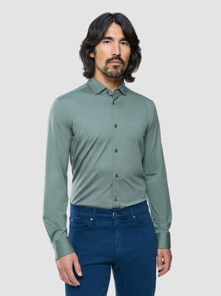 Classic Shirt Mist Green Slim