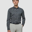 Classic Shirt Grey Floral Regular