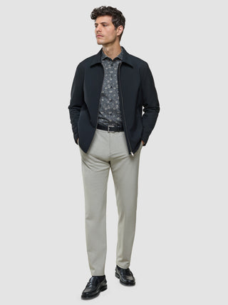 Classic Shirt Grey Floral Slim