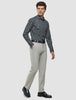 Classic Shirt Grey Floral Slim