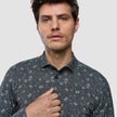 Classic Shirt Grey Floral Regular