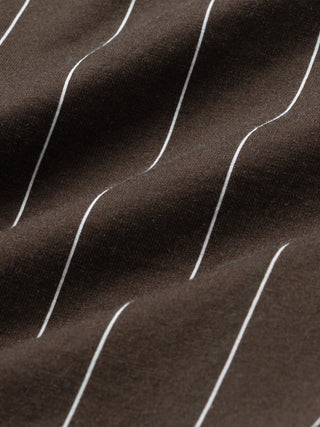 Classic Shirt Brown Pinstripes Regular