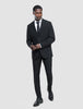 Tie Herringbone Black