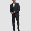 Tie Herringbone Black