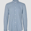Classic Shirt Marine Herringbone Slim