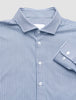 Classic Shirt Marine Herringbone Slim