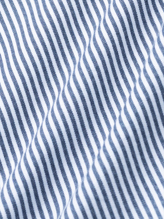 Classic Shirt Marine Herringbone Slim