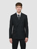 Double Breasted Essential Blazer Black