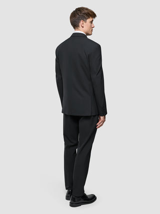 Double Breasted Essential Blazer Black