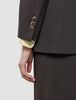 Women Ease Blazer Mocha Melange