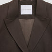 Women Ease Blazer Mocha Melange