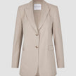 Women Ease Blazer Vanilla Melange