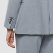 Women Ease Blazer Steel Melange