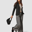 Women Ease Fitted Blazer Black