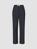 Women Ease Pants Straight Black