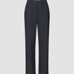 Women Ease Pants Straight Black