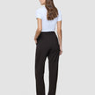 Women Ease Pants Straight Mocha Melange