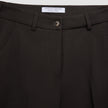 Women Ease Pants Straight Mocha Melange