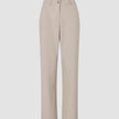Women Ease Pants Straight Vanilla Melange