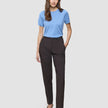 Women Ease Pants Tapered Mocha Melange
