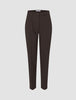 Women Ease Pants Tapered Mocha Melange