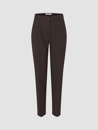 Women Ease Pants Tapered Mocha Melange