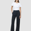 Women Ease Pants Wide Black