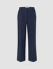 Women Ease Pants Wide Blue Nights