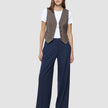Women Ease Pants Wide Blue Nights
