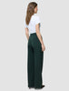 Women Ease Pants Wide Evergreen