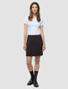 Women Ease Short Skirt Mocha Melange
