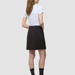 Women Ease Short Skirt Mocha Melange