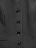 Women Ease Short Vest Black